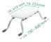 RIDDER Badkarssits/fotpall Eco vit A0042001