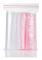 300-pack 5x7cm Ziplock-påsar med dragkedja, transparenta