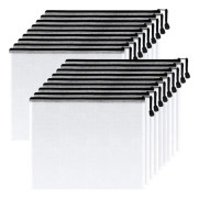 Plast Mesh Dragkedja 9x13 In, extra stor Vattentät