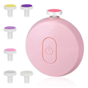 Elektrisk nagelfil för bebis, 6 i 1 elektrisk nagelfil för nyfödda set, tyst och säker baby nagelklippare, nagelvård för bebisar, present till nyfödda