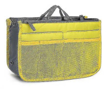 Organizer Insert Bag Dam Nylon Rese Insert Organizer Handväska Handväska Stor kosmetisk väska
