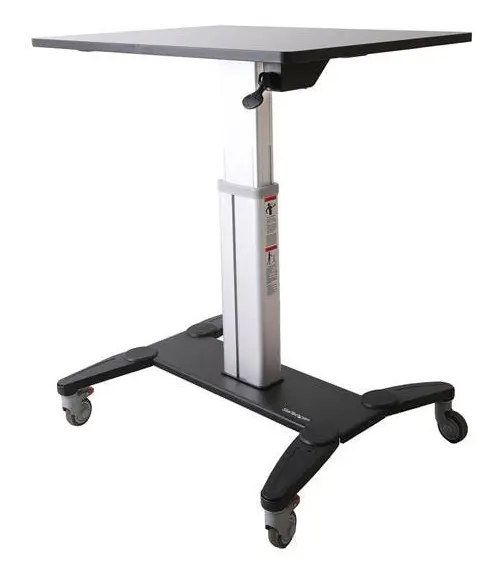 Startech Mobile Stand Workstation Svart