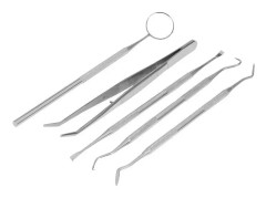 SALALIS Tandläkare Tool Kit Professional Explorer Probe Set Tandhygien undersökningsverktyg Hygiene Cleaner