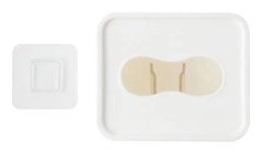 Wall Mounted Large Opening Gloves Mask Small Object Storage Box, Style: Large Square