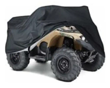 Presenning Skydd för Motorcykel Quad ATV Utomhus Anti -UV XXXL Svart -Versailles