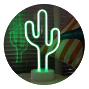 1 st Cactus Lampor Neon Skyltar LED Cactus Neon Lampor Natt