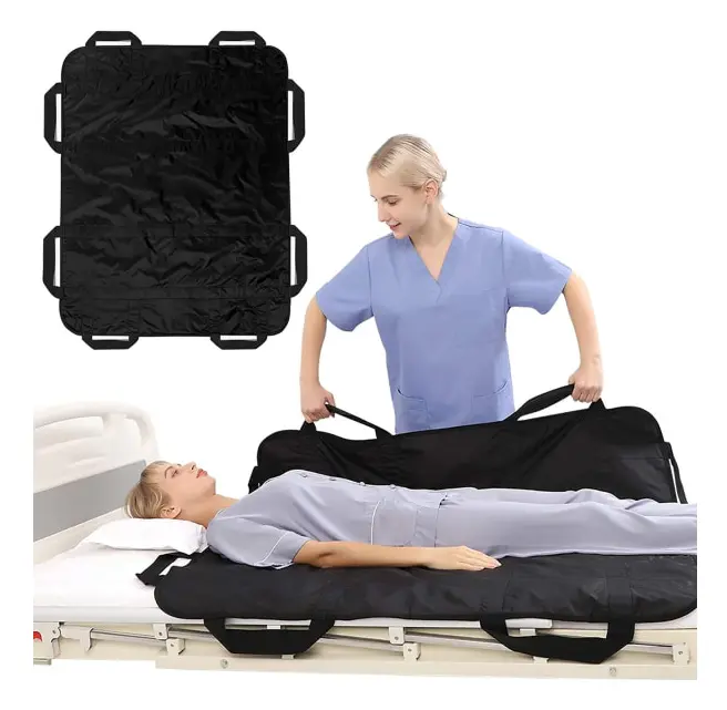 Tvättad Positionsbädd med Handtag 48 x 40 tum Trans,ZQKLA