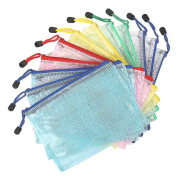 A5 Zip Document Pouch 12 Pcs Folder Package Wallet Document Pouch Folder Bag