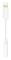 Ljudadapter - Apple - iPhone Lightning till Jack 3.5mm - Vit - Han-kontakt - Minimalistisk design