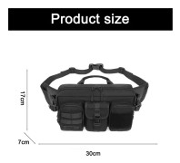 Messenger bag utomhus taktisk midjeväska multifunktionell sport