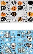 Halloween-dekorationer Halloween Fönster Clings Dekaler för