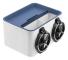 Car Multifunctional Water Cup Holder Armrest Box Paper Box(Blue)