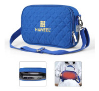 HAWEEL Messenger Shoulder Small Bag Digital Tablet Phone Warmer Storage Bag with Hand Warmer(Blue)