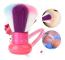 Soft Fur Mushroom Dust Brush Round Handle Soft Fur Clean Nail Brush