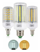 JiuRui LED-lampor E27 E14 Nya 5730 SMD LED Majslampor AC220V 7W 12W 15W 20W 25W Hög energibesparande lampa för hem