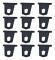 12-pack Caravan Markis Krokar Hängare Organiser Markis Krokar
