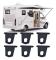 12-pack Caravan Markis Krokar Hängare Organiser Markis Krokar