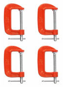 C-klämma 4 stycken G-klämma, Mini G-klämma Metallöppning, 2”, Betterlife