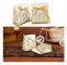 50 st guld mönstrade godisaskar, chokladpåsar, presentaskar, guldgodisaskar, för bröllop, födelsedag, dop, fest,
