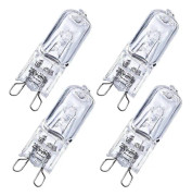 Sats med 4 G9-lampor för halogenugn G9-ugn 25W-lampa