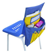 Tidy Chair Pocket Kids Grouping Chairback Buddy Pocket Chart med tydlig namnskylt
