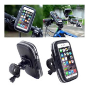 Professionell Stödhållare för Cykel- och Motorcykelstyre, Vattentålig, 360 Graders Rotationsfunktion för => ULEFONE TIGER LITE >