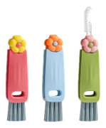 2-pack 3-i-1 multifunktionell rengöringsborste, vattenflaskrengöring