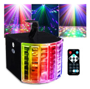 （2pack）Disco Lights, Projection Laser Lights, Ljudkontrollerade scenljus med fjärrkontroll, lämplig för födelsedagsfest,