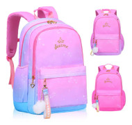 Student Barn Ryggsäck Toddler Skolväska Söt söt och lätt vattenavvisande yz Pink Blue small size