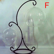 1 ST Metallstativ Luftväxt Terrarium Planter Hängande Display Rack för heminredning