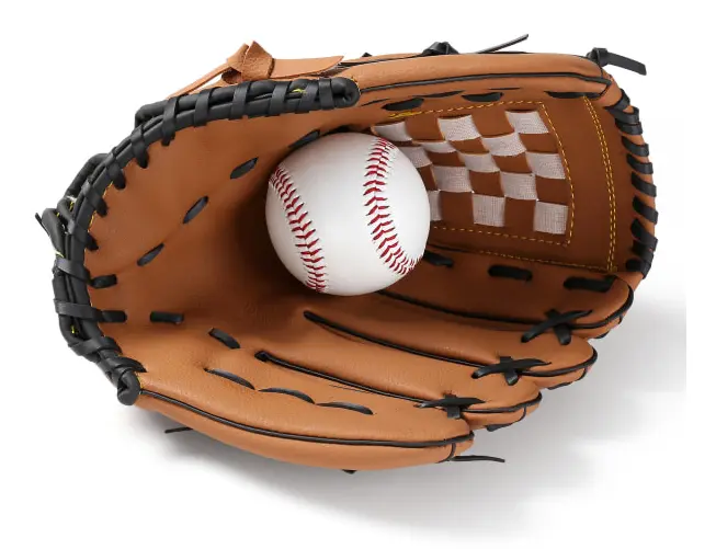 Basebollhandske Vänster Hand Softboll Mitt Utomhus Sportträning Gl