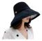 Kvinnors Mesh Solhattar Sommar Strand UV-skydd UPF Packable Bred