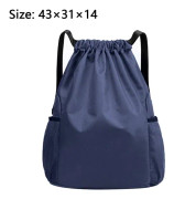IC Ryggsäck String Bag Sackpack Vattentät nylon för gym