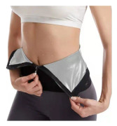 Bastu Svett Waist trainer Body Shaper Fitness Bälte Thermo Body Shaper Trimmer Korsett Midja Cincher Wrap Workout Slim Shapewear,silver 02