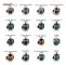 1st 3D Analog Grips spakar Joystick Stick Module Rocker För Xbox ONE Xbox360 Controller För PS2 PS3 PS4 PRO NGC