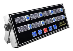 Kommersiell 8-kanals kökstimer Restaurangmatlagningstimer 8-kanals digital larmpåminnelse Flerhändelse, klocka Hög justerbar tydlig LED-display, S