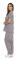 Dam Scrub Set Sex Pocket Medicinska Scrubbar (V-hals med Cargo