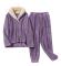 Dam vintertjocknade flanellpyjamas hemmakläder M(90-110 pounds)