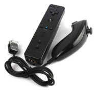 Wii Remote Plus + Nunchuck Motion Plus (Svart)