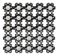 3W Högeffekts LED-lampor Emitter Diodchips för DIY-belysningsarmaturer Grön