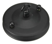Rose Hook Tray Kandelaber Tak Sugkopp Chassi Ljus Tillämpliga Tillbehör DIY Idéer (Svart)
