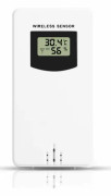 Väderstation trådlös utomhussensor, utomhustermometer hygrometersensor vattentät trådlös fjärrsensor med display