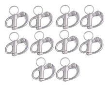 10 st 35x2x21mm riggning segelbåt yacht marin hård fast bygel snäpp schackel