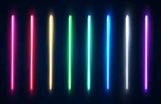 GULT Filter, Slida, Gelatin, Gul Sleeve för Neon | Sikt, färgatmosfär | Ljus, ljus, animation, fest