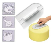 2 st Fondant Uträtning Verktyg Kakan Dekorera Smoother Polerare 14,5 x 8cm