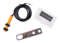 LCD Digital 0-99999 Räknare 5-siffrig Plus UPP-mätare+Switchsensor