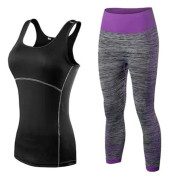 Yoga Set Sport Löpning Gym Träningsset Kläder träningskläder fitness kvinnor