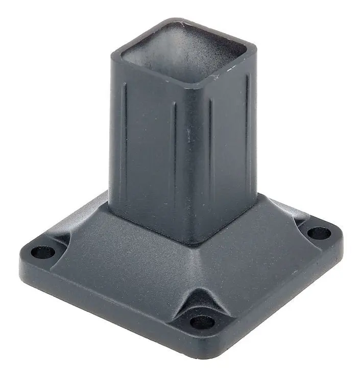 Alberts - L1120032 - 509842 Stöd för dekorativa staketstolpar i aluminium, antracit