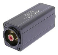 Neutrik XLR / RCA, 3-pin XLR, RCA, Svart