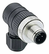 Lumberg Automation 108654 Sensor/ställdon-kontakt, okonfektionerad M12 Kontakt hane vinklad Antal poler (RJ): 4 1 st